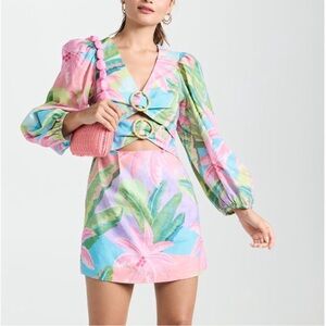 FARM Rio Colorful Floral Mini Dress